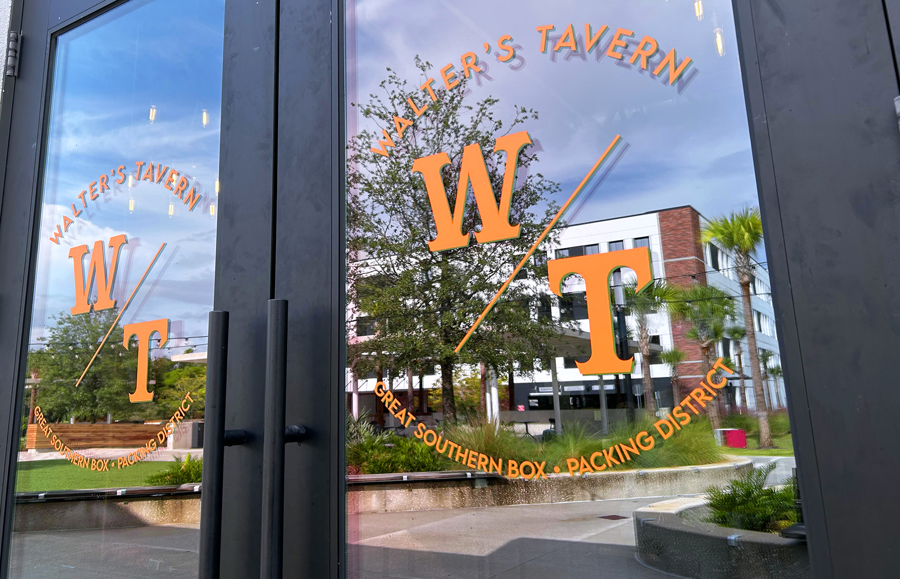 Photo of the front door of Walter's Tavern.